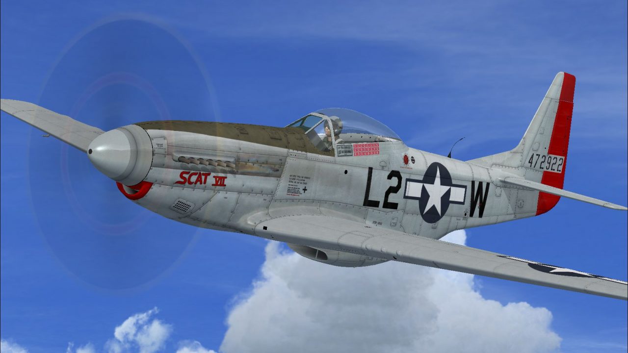 その他 FSX North American P-51D 'Scat VII' for FSX