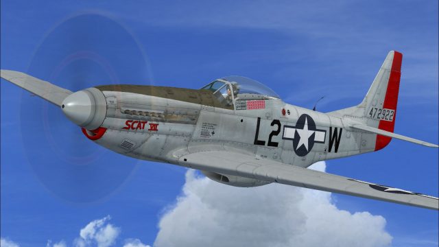 Screenshot 1 — North American P-51D 'Scat VII'