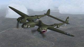Screenshot 1 — P-38 Cobra In The Clouds