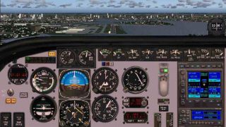 Screenshot 1 — Mooney Bravo Blue 2D Panel