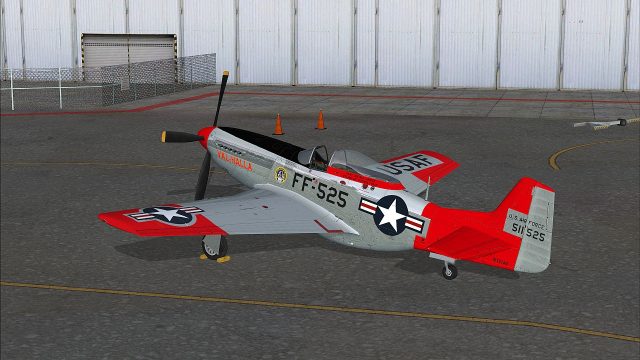 Screenshot 1 — P-51D Mustang N151AF "Val-Halla"