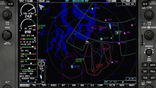 Screenshot 1 — PoMans Meridian G1000