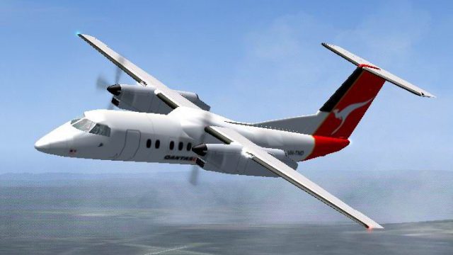 Screenshot 1 — Qantas Link DeHavilland Dash 8-102