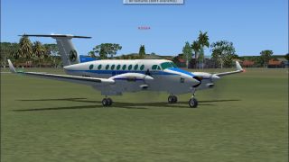 Screenshot 1 — Bluegrass Airlines King Air 350