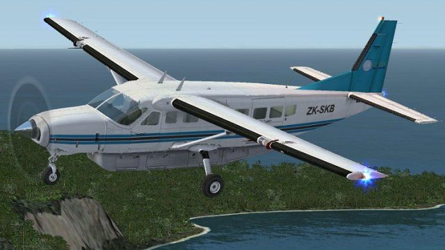 Screenshot 1 — Air Milford Cessna 208 ZK-SKB