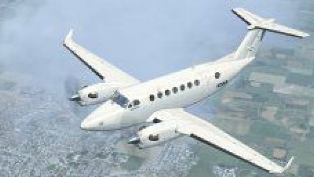 Screenshot 1 — Snow Camo Beechcraft King Air 350