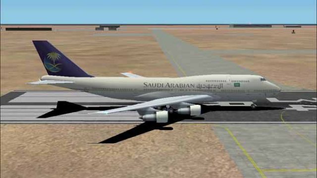 Screenshot 1 — Saudi Arabian Boeing 747-300PW
