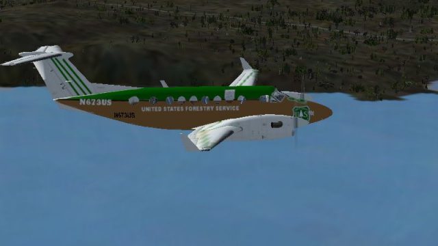Screenshot 1 — U.S. Forestry Service King Air 350