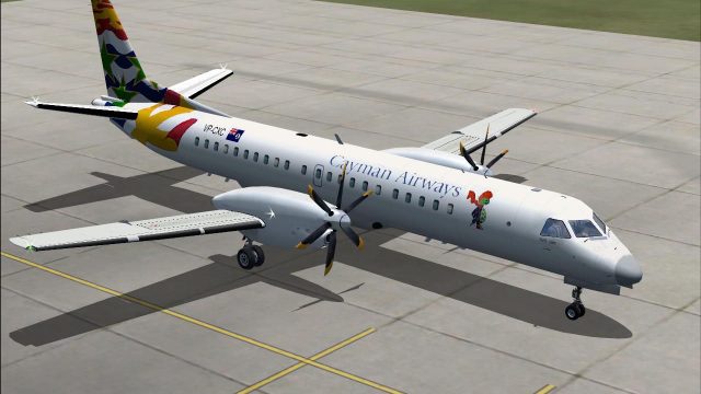 Screenshot 1 — Cayman Airways SAAB 2000