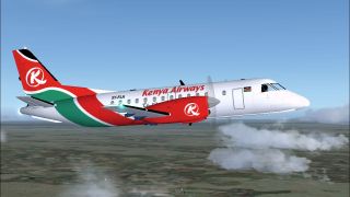 Screenshot 1 — Kenya Airways SAAB 340B