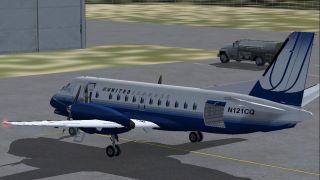 Screenshot 1 — Freeware Flight Group FSDS2 Saab 340