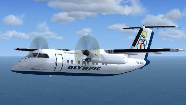 Screenshot 1 — Olympic Airlines Dash-8