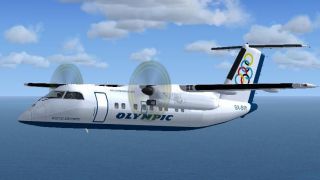Screenshot 1 — Olympic Airlines Dash-8