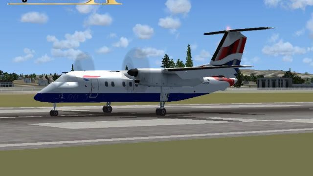 Screenshot 1 — British Airways DeHavilland Dash 8-100