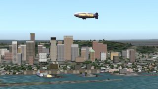 Screenshot 2 — Mtrl9_5, Blimp and Nun's Island Scenery, Montréal, Québec