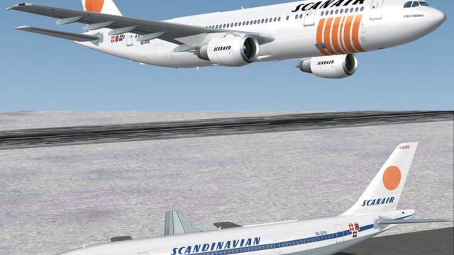 Screenshot 1 — Scanair Airbus A-300B4-120