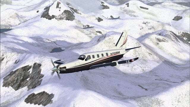 Screenshot 1 — FSX/SP2 Socata TBM 700