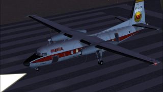 Screenshot 2 — Iberia Fokker 27-200