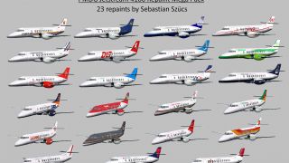 Screenshot 1 — Repaint Mega Pack For The PMDG Jetstream 4100