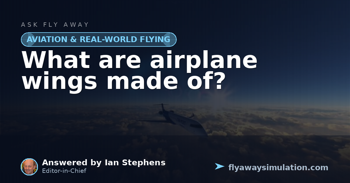 What are airplane wings made of? | Fly Away Simulation