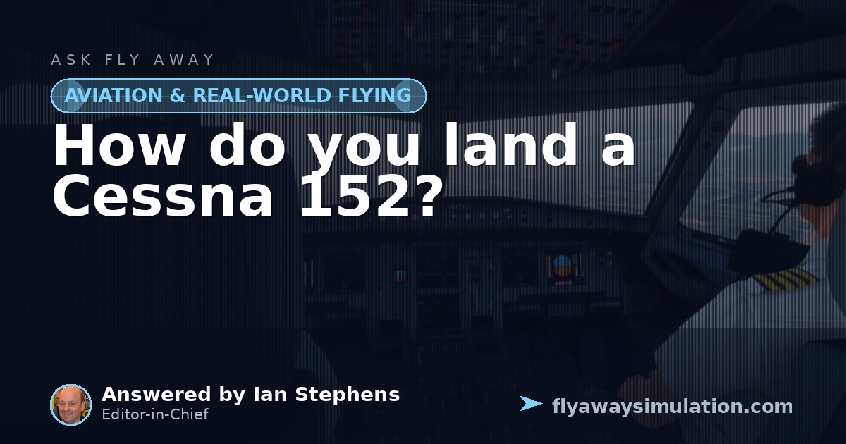 Fly Area How do you land a Cessna 152? | Fly Away Simulation