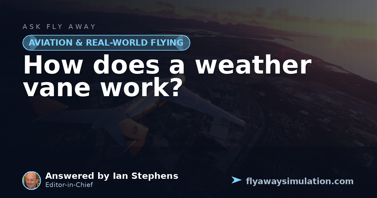 Compass Flight Sim How does a weather vane work? | Fly Away Simulation