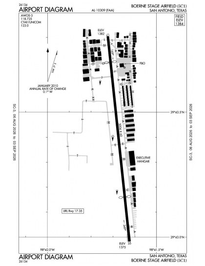 5C1 airport diagram — runways, taxiways and ramp layout