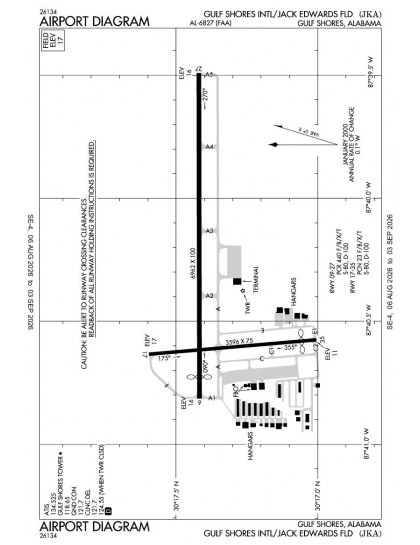 KJKA airport diagram — runways, taxiways and ramp layout