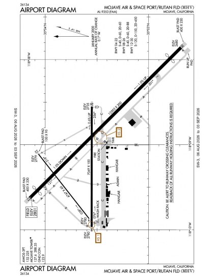 KMHV airport diagram — runways, taxiways and ramp layout