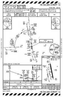 HI-TACAN X RWY 16 chart preview