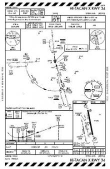 HI-TACAN X RWY 34 chart preview