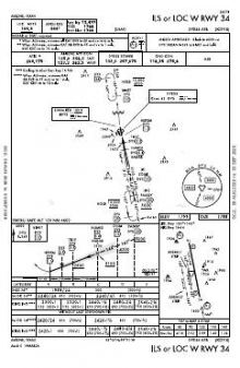 ILS OR LOC W RWY 34 chart preview