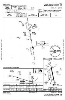 VOR/DME RWY 16 chart preview