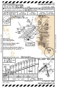 HI-TACAN RWY 22 chart preview