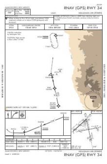RNAV (GPS) RWY 34 chart preview