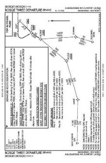 BOSQE THREE (RNAV) chart preview