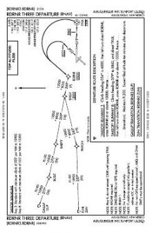RDRNR THREE (RNAV) chart preview