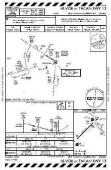 HI-VOR OR TACAN RWY 13 chart preview