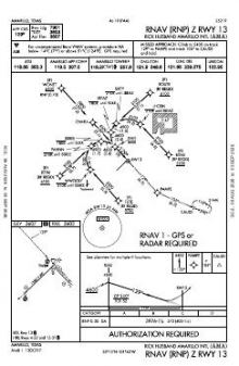 RNAV (RNP) Z RWY 13 chart preview