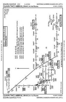 GLAVN TWO (RNAV), CONT.1 chart preview