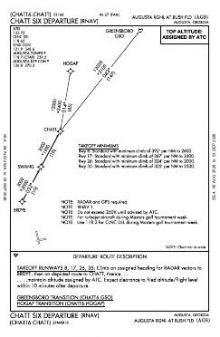 CHATT SIX (RNAV) chart preview