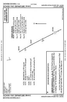 DOVER FIVE (RNAV) chart preview