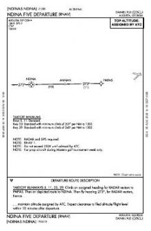 NDINA FIVE (RNAV) chart preview