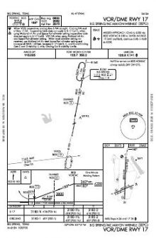 VOR/DME RWY 17 chart preview