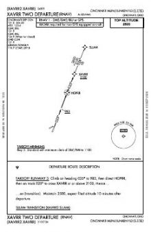 XAVRR TWO (RNAV) chart preview