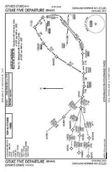 GTLKE FIVE (RNAV) chart preview