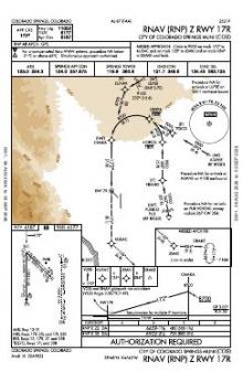 RNAV (RNP) Z RWY 17R chart preview