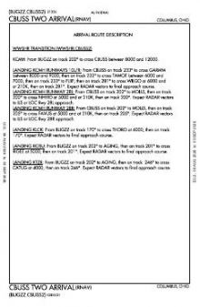 CBUSS TWO (RNAV), CONT.1 chart preview