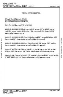 CLPRR THREE (RNAV), CONT.1 chart preview