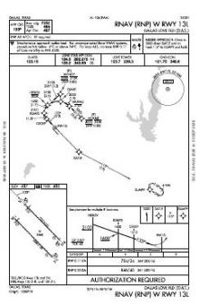 RNAV (RNP) W RWY 13L chart preview